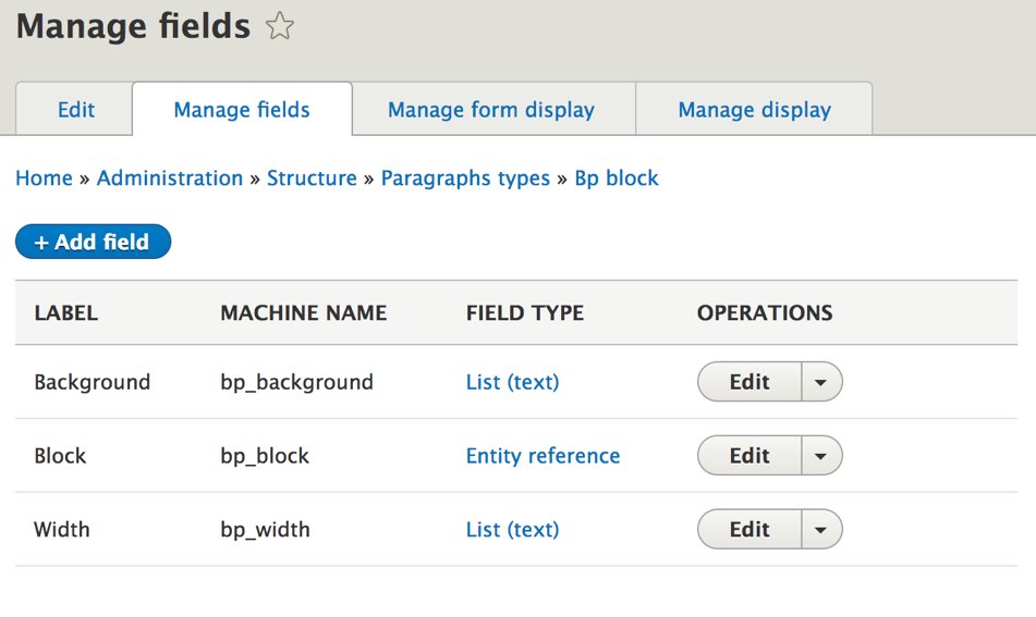 Screenshot of Custom Block