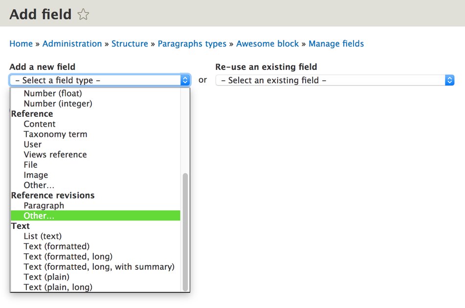 Screenshot of Custom Block 4