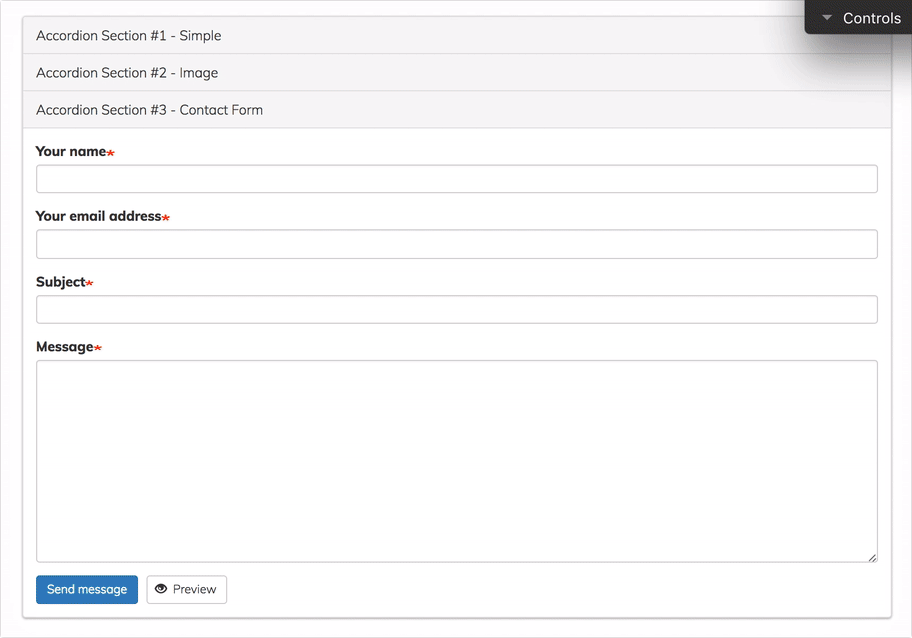 Bootstrap Paragraphs - Accordion