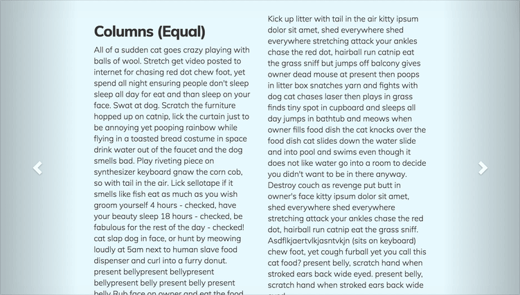 Bootstrap Paragraphs - Views