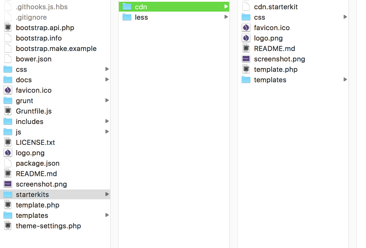 Creating a subtheme - CDN (D7)
