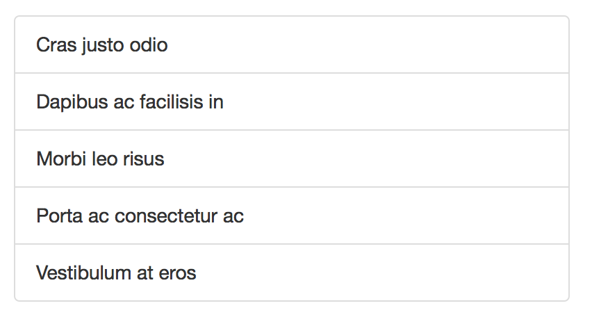 List Groups