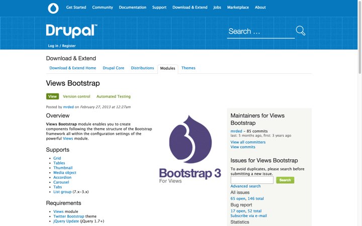 Views Bootstrap