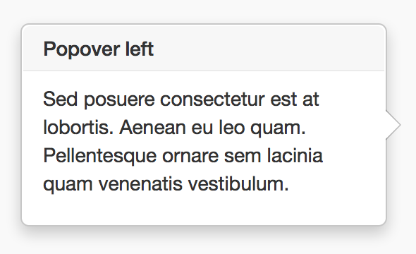 Popover