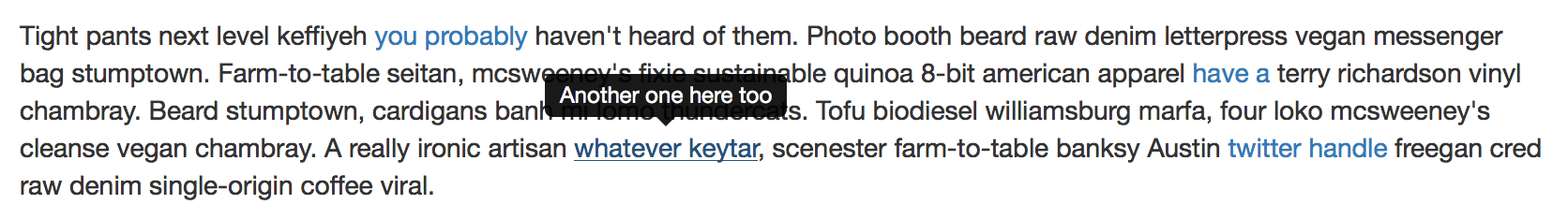 Tooltip