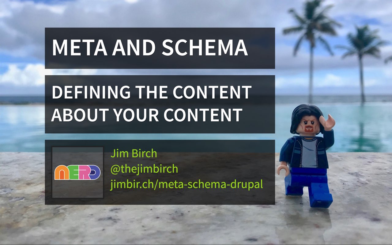 Screenshot of this presentations's Home page
