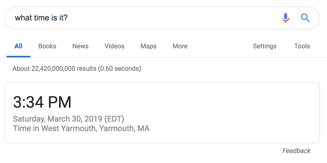 Google Answer