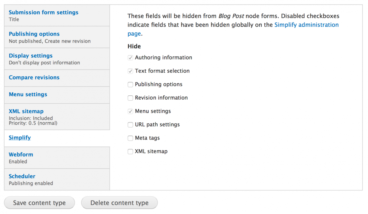 Simplify Module Node Configuration