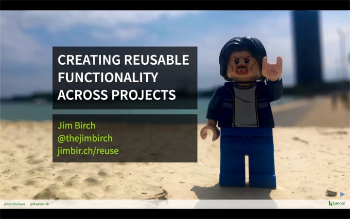 Creating reusable functionality across projects